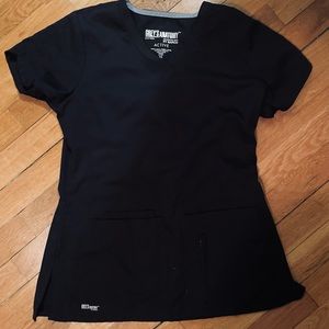 Greys Anatomy Active Scrubs- black, xs set